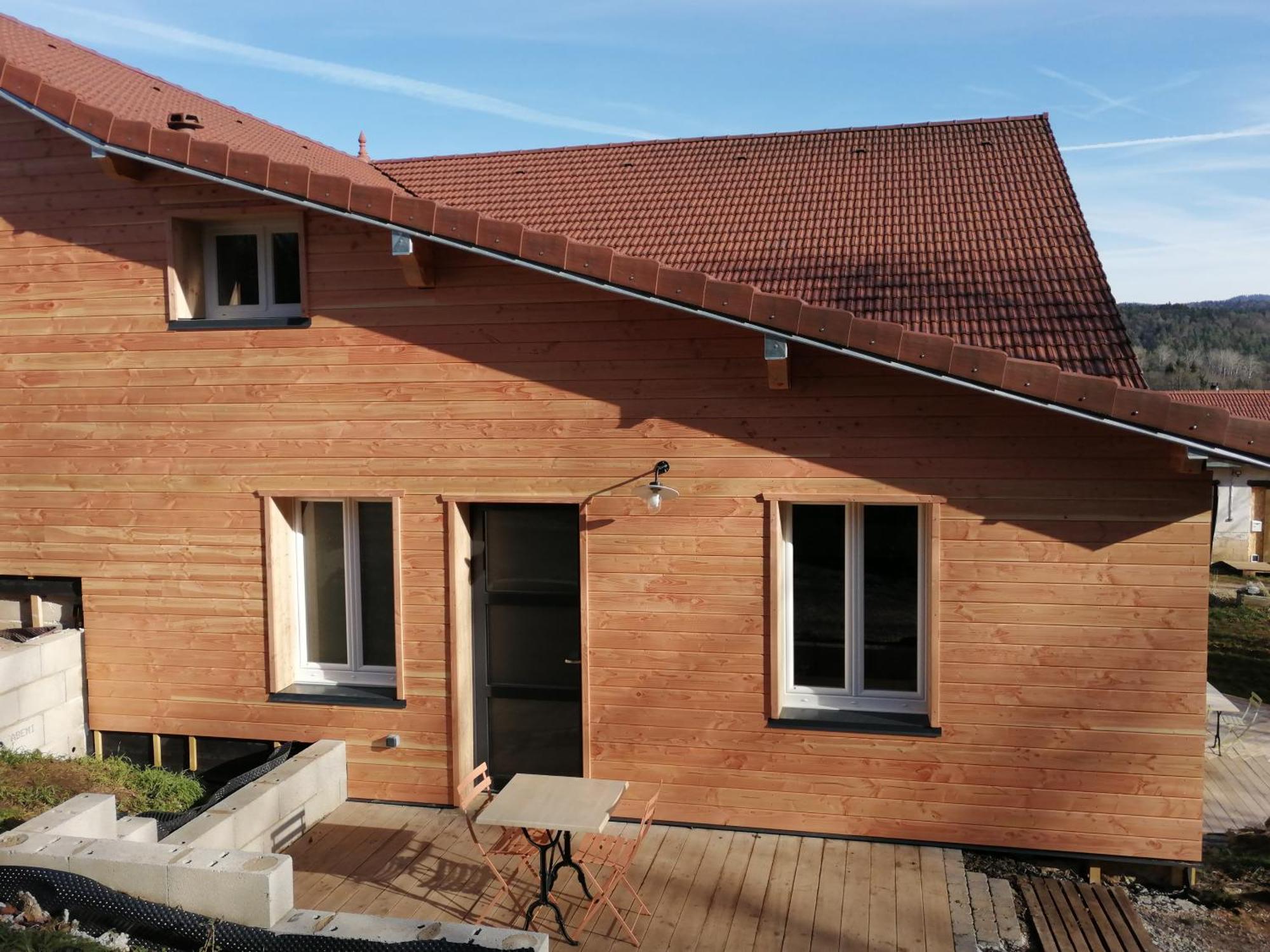Studio Aux Granges Du Vilaret Clairvaux-les-Lacs Exterior foto