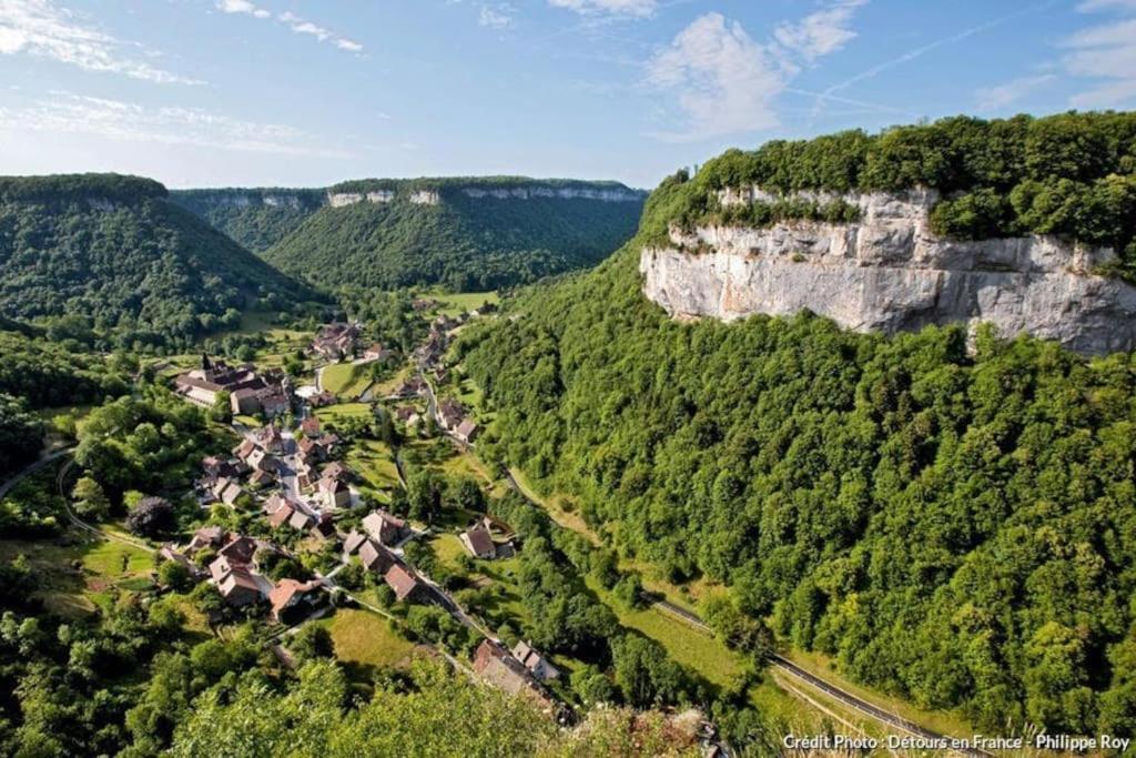 Studio Aux Granges Du Vilaret Clairvaux-les-Lacs Exterior foto
